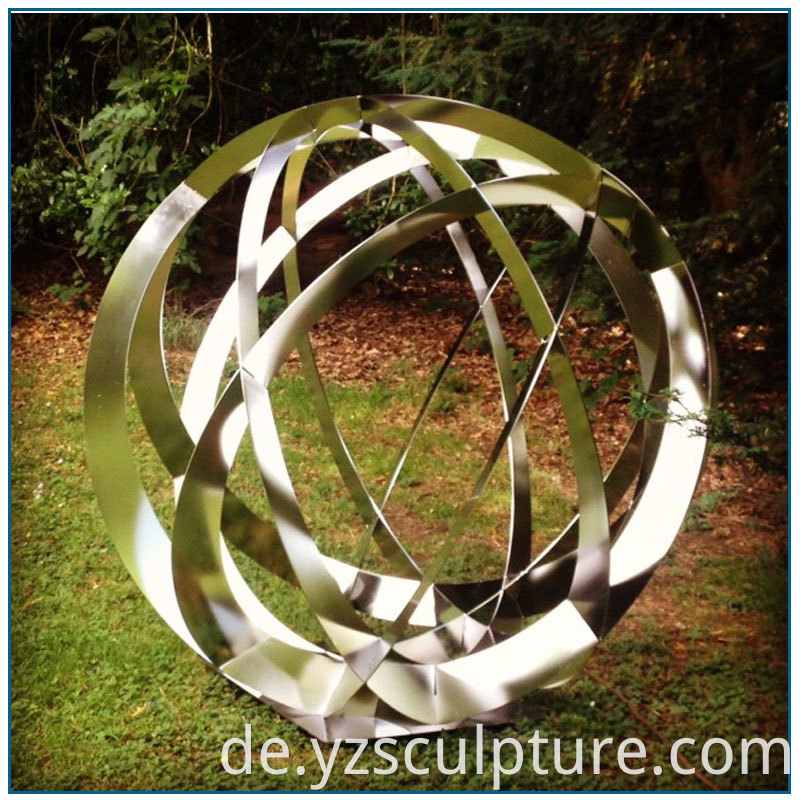 Stainless Steel Sphere Sculpture